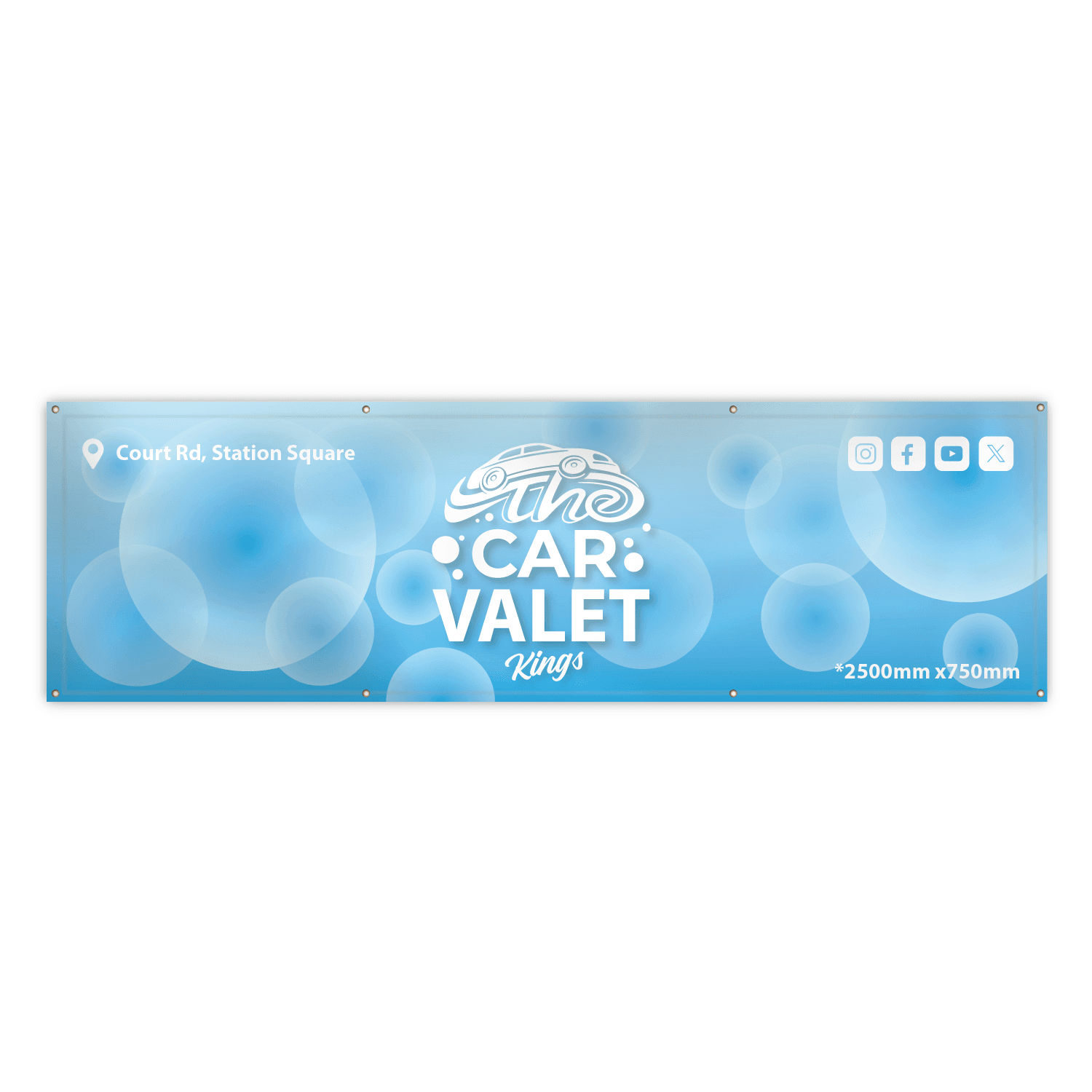 PVC Banner 2500mm x 750mm