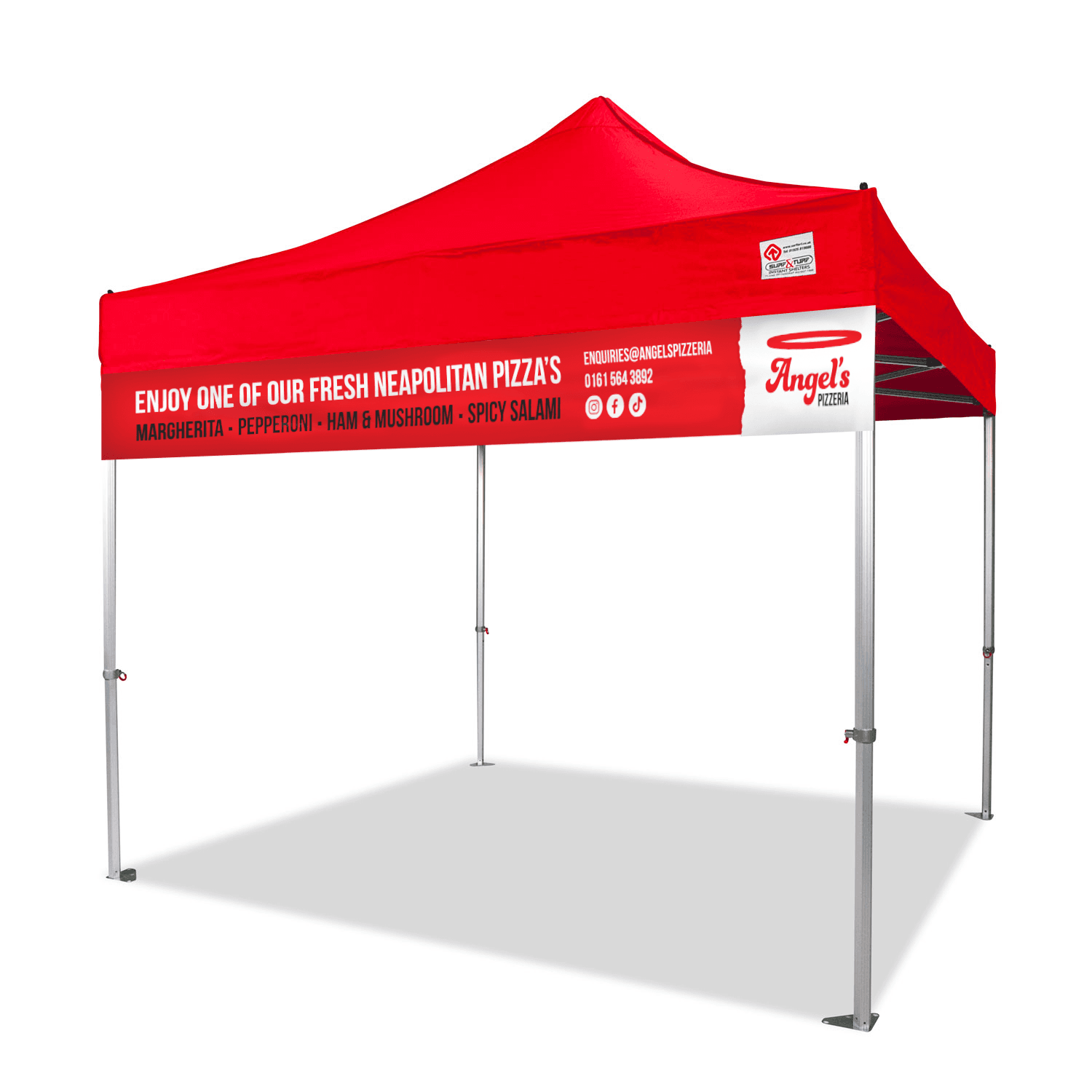 Red Shop Front Banner Image