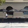 Hotel Windsor umbrells and barriers