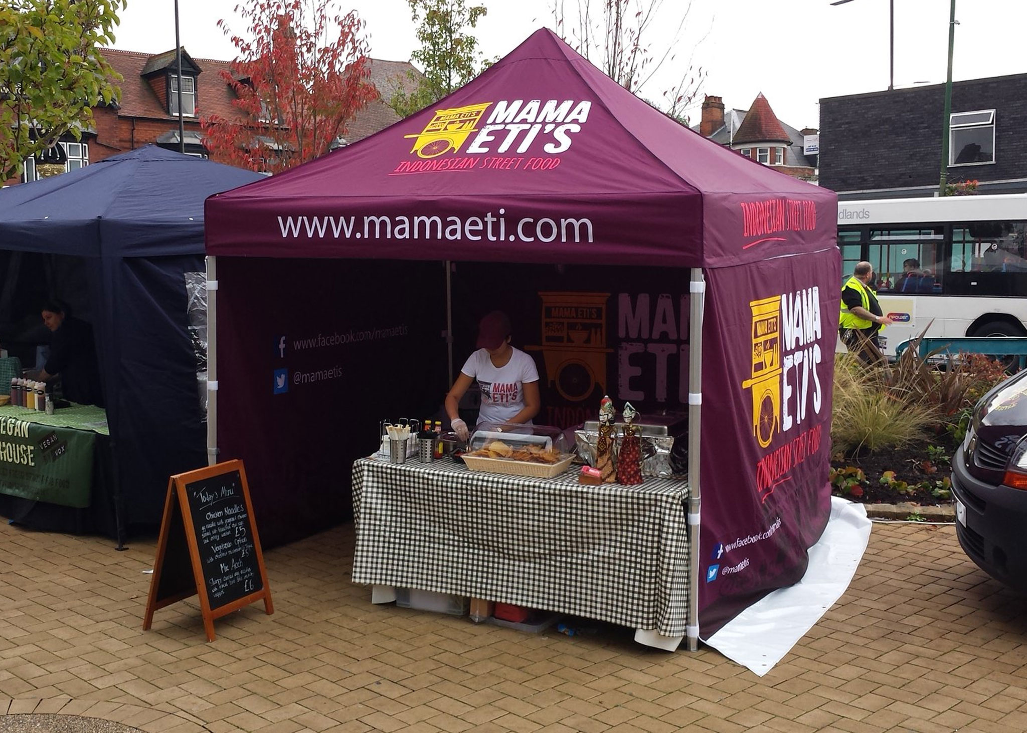Custom Printed Gazebo Market Stall from Surf & Turf Instant Shelters