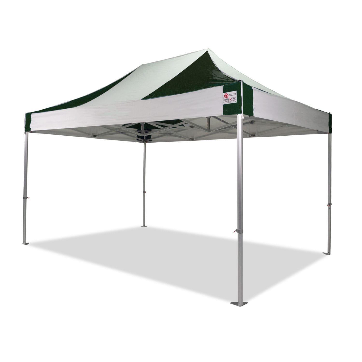 4.5M-X-3M-CANOPRO-ELITE-WHITE-&-GREEN-NO-WALLS