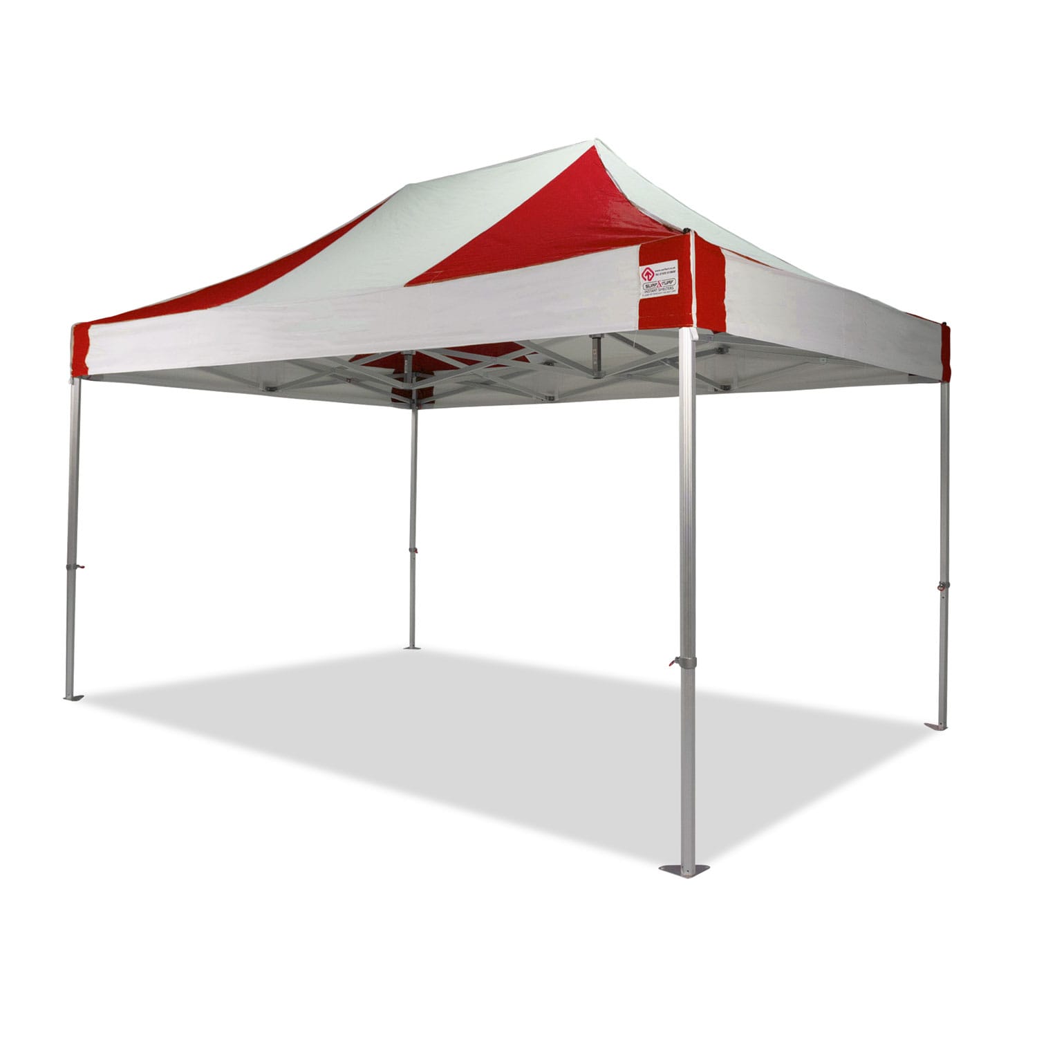 4.5M-X-3M-CANOPRO-ELITE-WHITE-&-RED-NO-WALLS