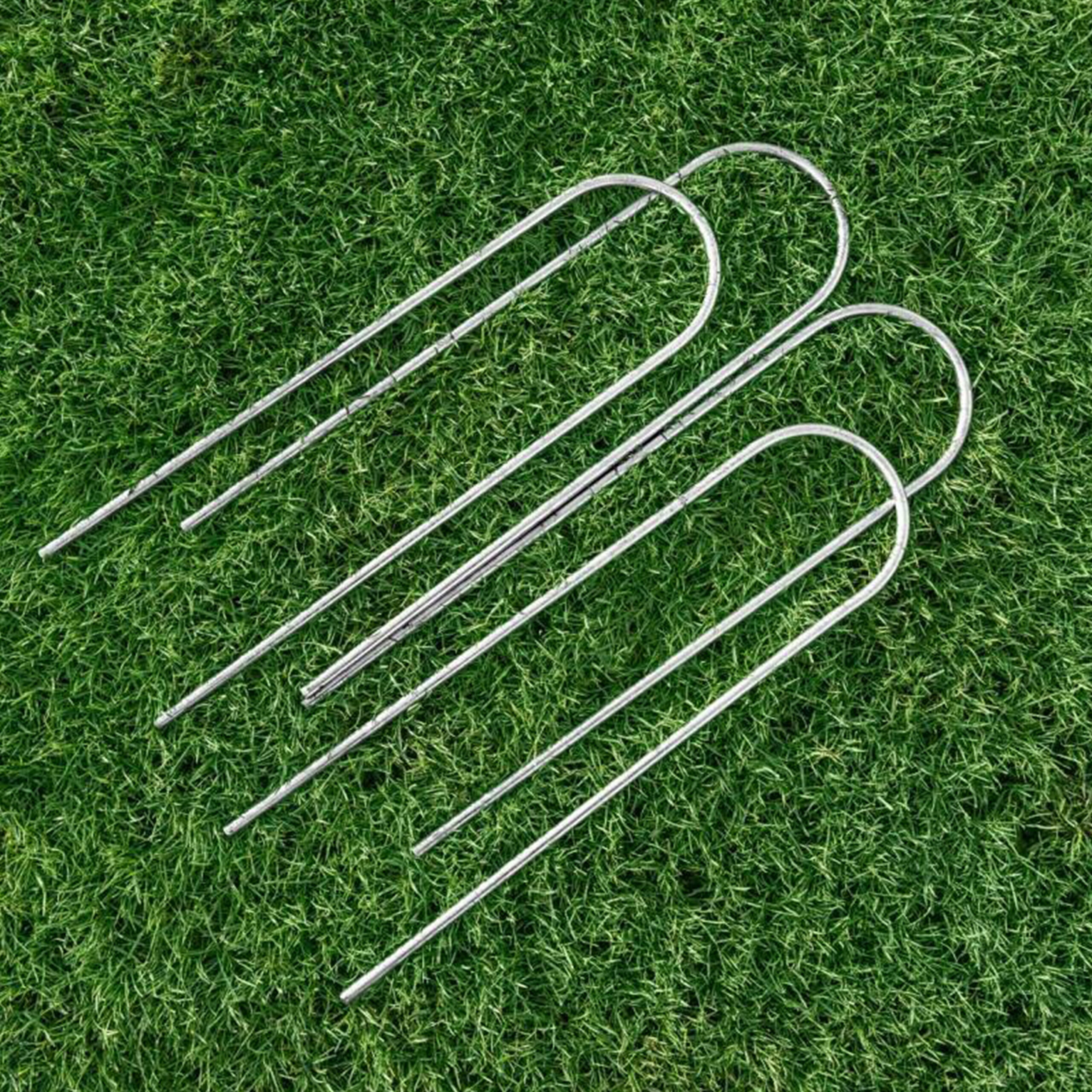 Giant deckchair anchor pegs for additional security in windy weather